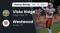 Recap: Vista Ridge  vs. Westwood  2021