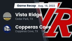 Recap: Vista Ridge  vs. Copperas Cove  2022