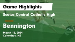 Scotus Central Catholic High vs Bennington  Game Highlights - March 15, 2024