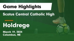 Scotus Central Catholic High vs Holdrege  Game Highlights - March 19, 2024