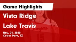 Vista Ridge  vs Lake Travis  Game Highlights - Nov. 24, 2020
