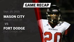 Recap: Mason City  vs. Fort Dodge  2015