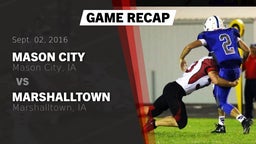 Recap: Mason City  vs. Marshalltown  2016