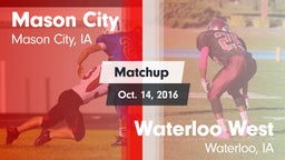 Matchup: Mason City High vs. Waterloo West  2016