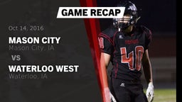 Recap: Mason City  vs. Waterloo West  2016