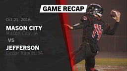 Recap: Mason City  vs. Jefferson  2016