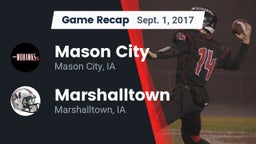 Recap: Mason City  vs. Marshalltown  2017