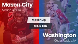 Matchup: Mason City High vs. Washington  2017