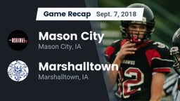 Recap: Mason City  vs. Marshalltown  2018