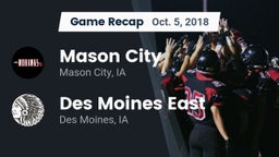 Recap: Mason City  vs. Des Moines East  2018