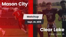 Matchup: Mason City High vs. Clear Lake  2019