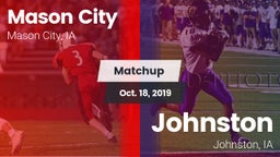 Matchup: Mason City High vs. Johnston  2019