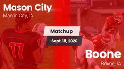 Matchup: Mason City High vs. Boone  2020