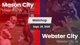 Matchup: Mason City High vs. Webster City  2020