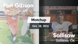 Matchup: Fort Gibson High vs. Sallisaw  2016
