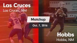 Matchup: Las Cruces High vs. Hobbs  2016