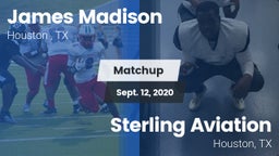Matchup: James Madison High S vs. Sterling Aviation  2020