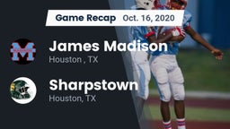 Recap: James Madison  vs. Sharpstown  2020