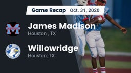 Recap: James Madison  vs. Willowridge  2020