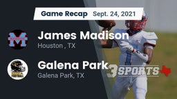 Recap: James Madison  vs. Galena Park  2021