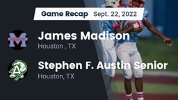 Recap: James Madison  vs. Stephen F. Austin Senior  2022
