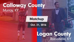 Matchup: Calloway County vs. Logan County  2016
