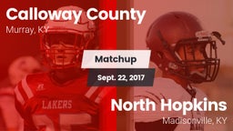 Matchup: Calloway County vs. North Hopkins  2017