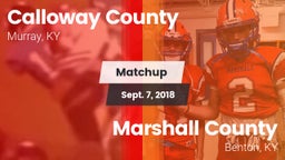 Matchup: Calloway County vs. Marshall County  2018