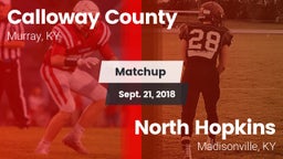 Matchup: Calloway County vs. North Hopkins  2018