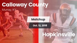 Matchup: Calloway County vs. Hopkinsville  2018