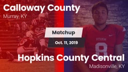 Matchup: Calloway County vs. Hopkins County Central  2019