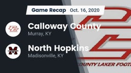 Recap: Calloway County  vs. North Hopkins  2020