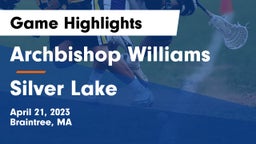 Archbishop Williams  vs Silver Lake  Game Highlights - April 21, 2023