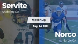 Matchup: Servite vs. Norco  2018