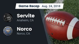 Recap: Servite vs. Norco  2018