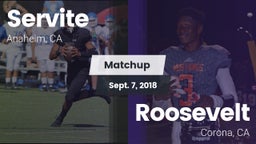 Matchup: Servite vs. Roosevelt  2018