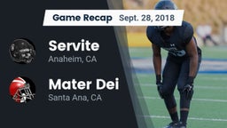 Recap: Servite vs. Mater Dei  2018
