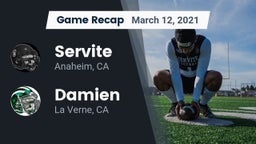 Recap: Servite vs. Damien  2021