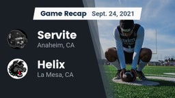 Recap: Servite vs. Helix  2021
