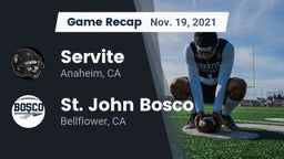 Recap: Servite vs. St. John Bosco  2021