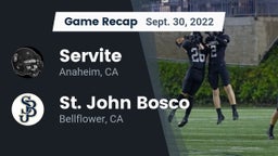 Recap: Servite vs. St. John Bosco  2022