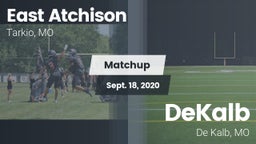 Matchup: East Atchison vs. DeKalb  2020