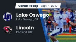 Recap: Lake Oswego  vs. Lincoln  2017