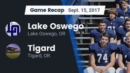 Recap: Lake Oswego  vs. Tigard  2017
