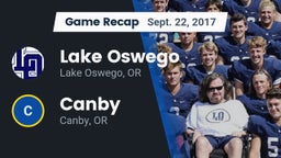 Recap: Lake Oswego  vs. Canby  2017