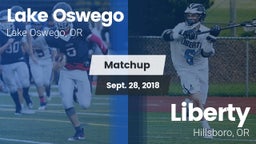 Matchup: Lake Oswego High vs. Liberty  2018