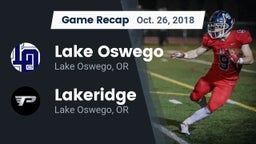 Recap: Lake Oswego  vs. Lakeridge  2018