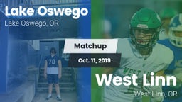 Matchup: Lake Oswego High vs. West Linn  2019