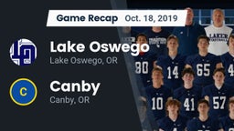 Recap: Lake Oswego  vs. Canby  2019