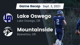 Recap: Lake Oswego  vs. Mountainside  2021